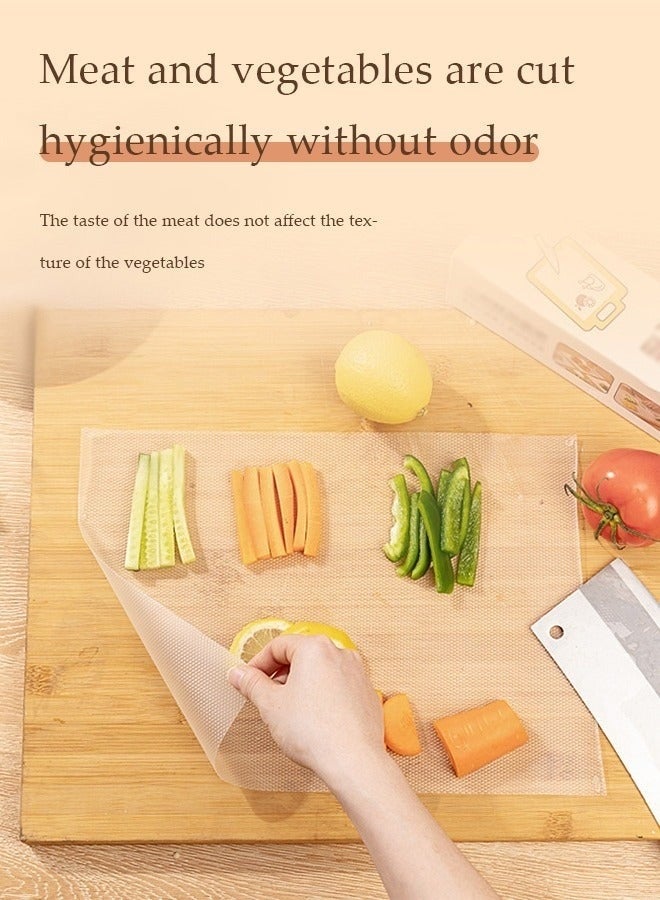 Happy Home Large Disposable Plastic Cutting Board 24 × 300 cm – Food-Safe, Waterproof, and Oil-Resistant Roll with Dual Sliding Cutter for Kitchen, Outdoor Camping, BBQ, Travel, RV, and Picnic, Flexible and Easy to Use - Image 5